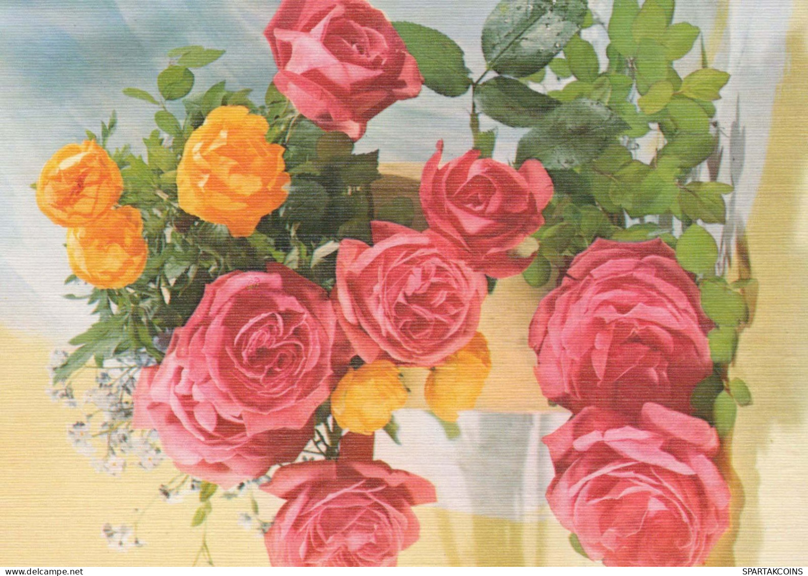 FLOWERS Vintage Ansichtskarte Postkarte CPSM #PAR761.DE - Fleurs