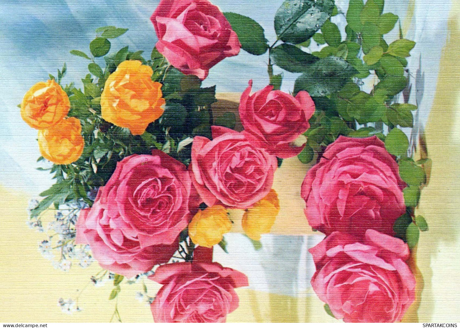 FLOWERS Vintage Ansichtskarte Postkarte CPSM #PAR761.DE - Fleurs