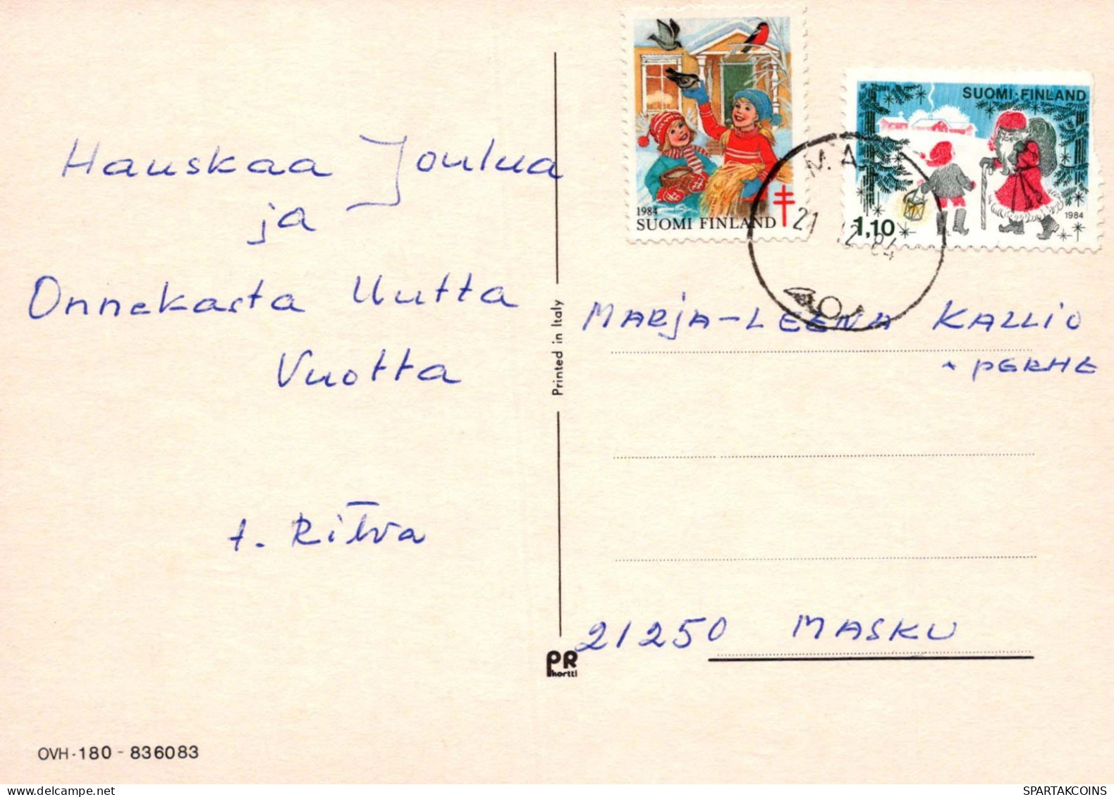 FLOWERS Vintage Ansichtskarte Postkarte CPSM #PAR821.DE - Fleurs