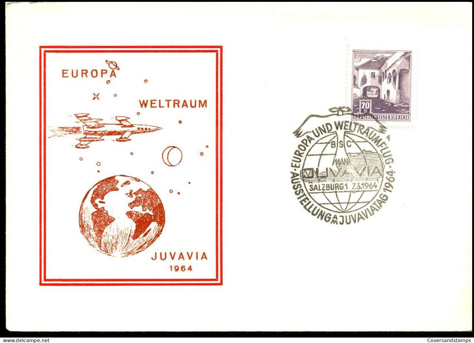 FDC - Europa Weltraum Juvavia 1964 - FDC