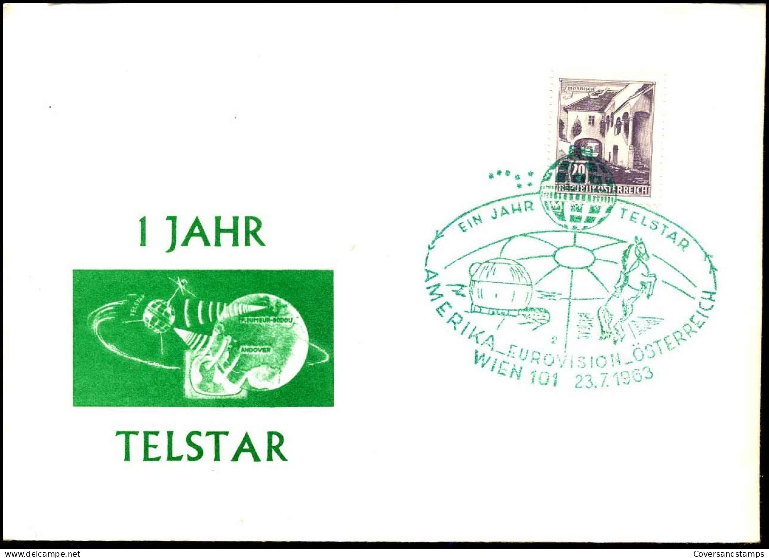 FDC - 1 Jahr Telstar - FDC