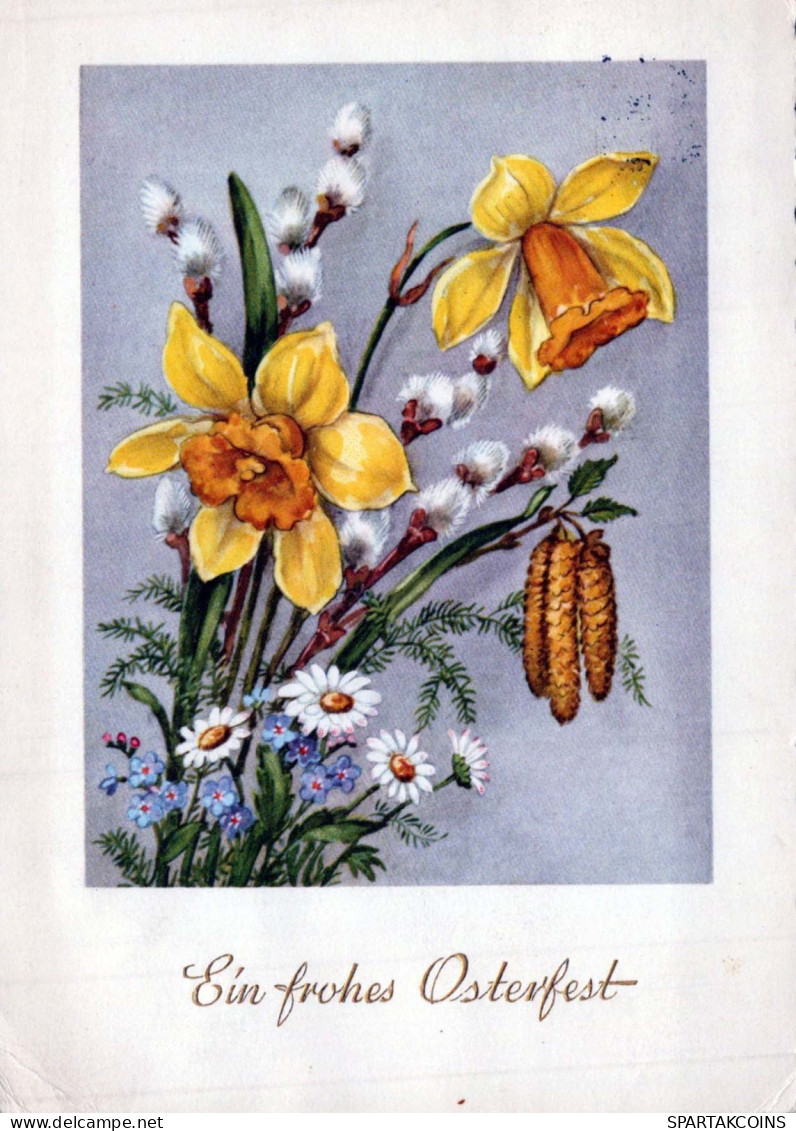 FLOWERS Vintage Ansichtskarte Postkarte CPSM #PAR039.DE - Fleurs