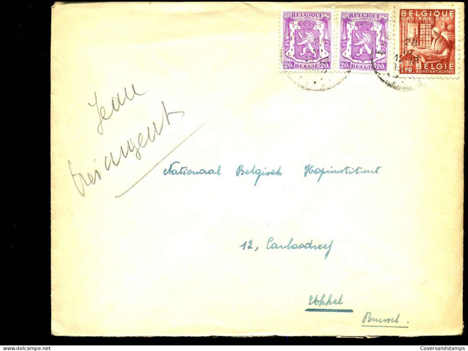 Cover Van Erembodegem Naar Ukkel - 1948 Export