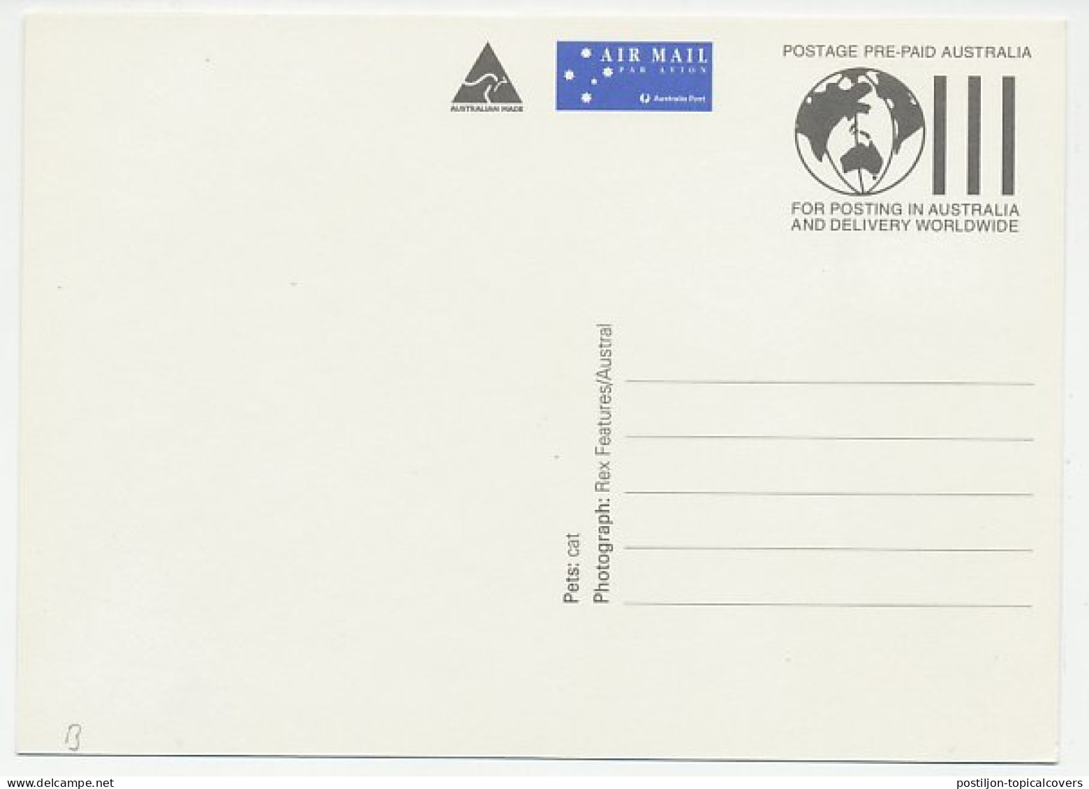 Maximum Card Australia1996 Cat - Other & Unclassified