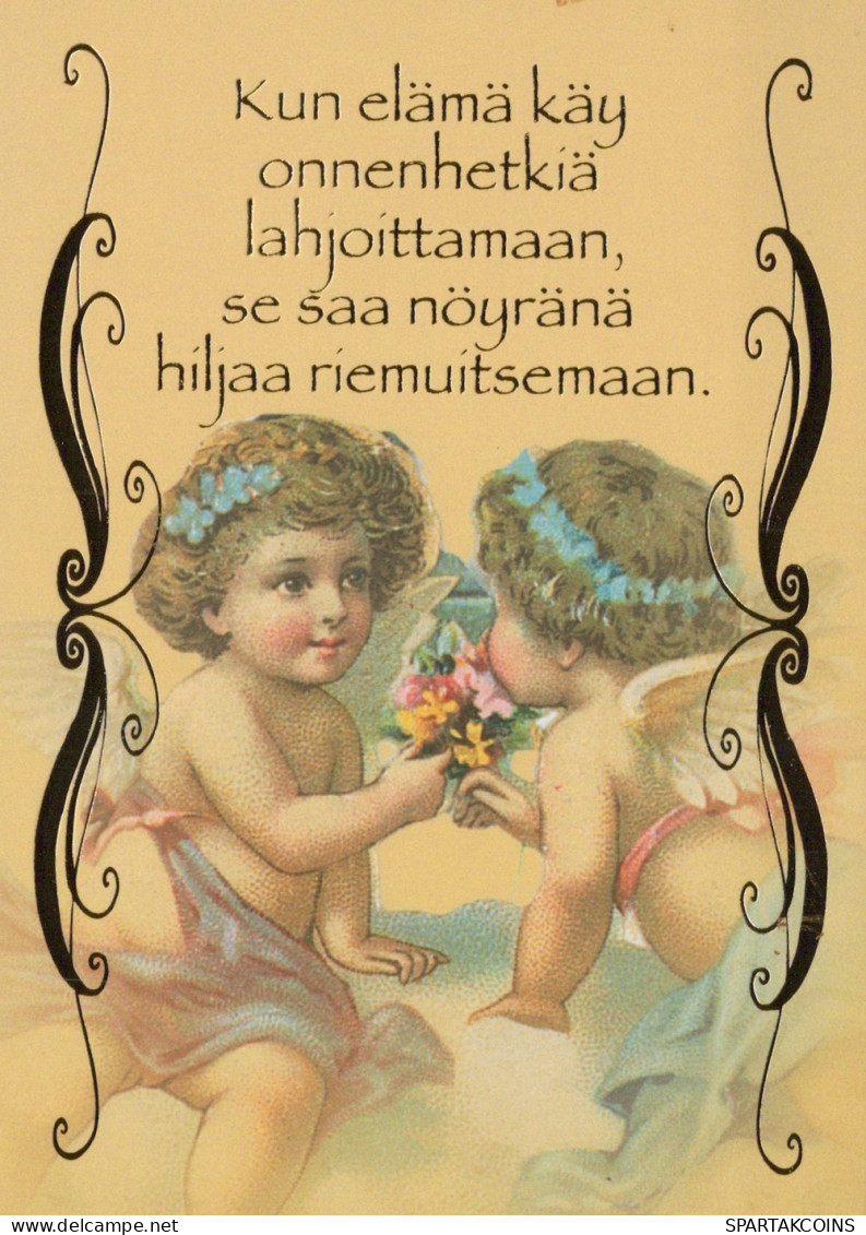 ENGEL WEIHNACHTSFERIEN Feiern & Feste Vintage Ansichtskarte Postkarte CPSM #PAJ103.DE - Angels
