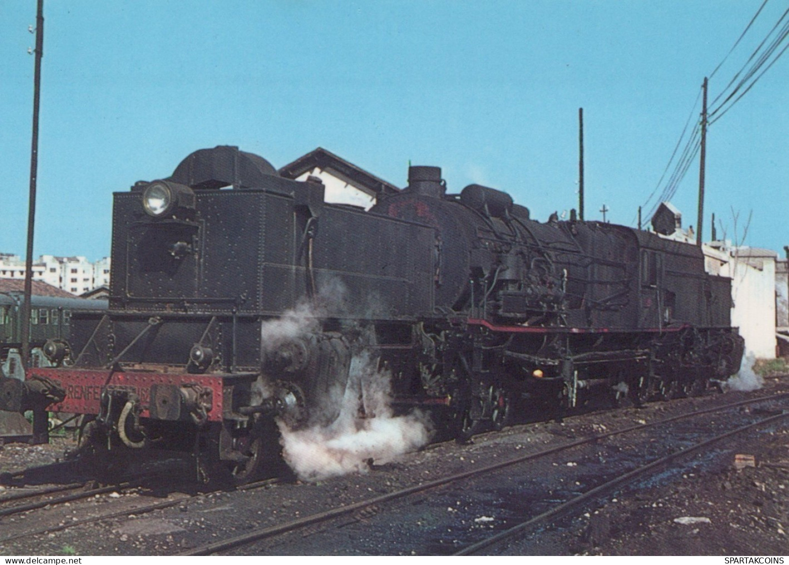 ZUG Schienenverkehr Eisenbahnen Vintage Ansichtskarte Postkarte CPSM #PAA777.DE - Trains