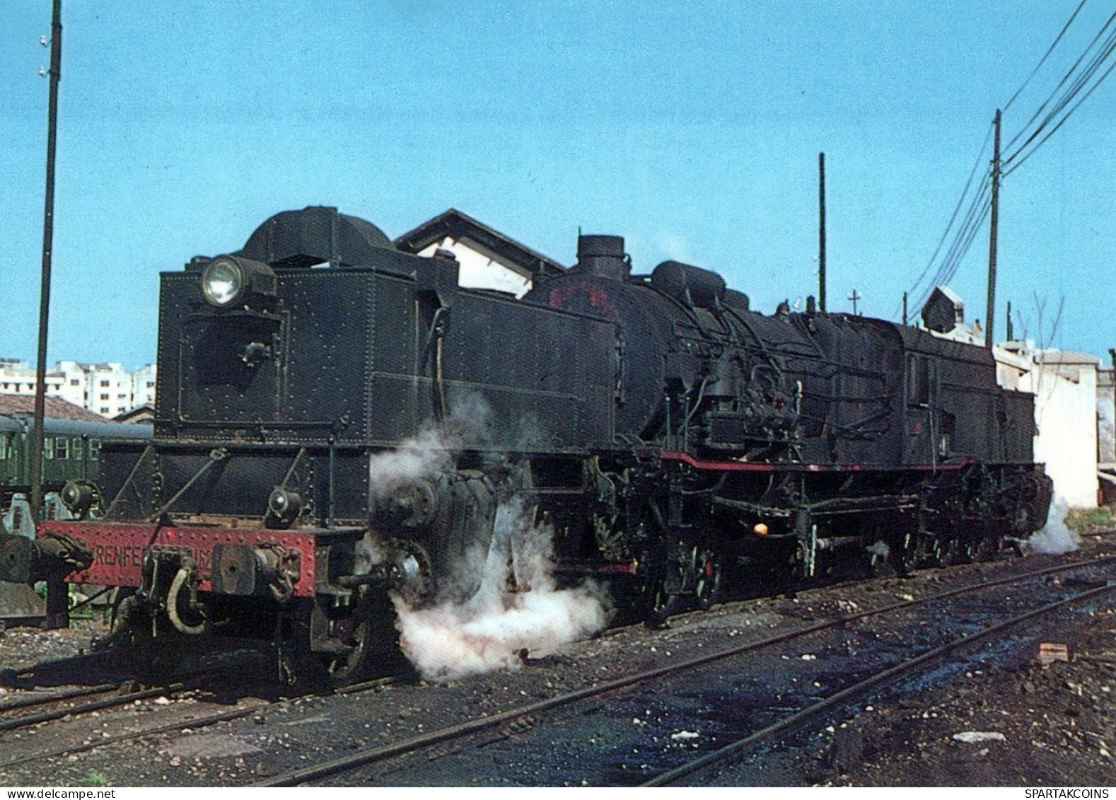 ZUG Schienenverkehr Eisenbahnen Vintage Ansichtskarte Postkarte CPSM #PAA777.DE - Trains