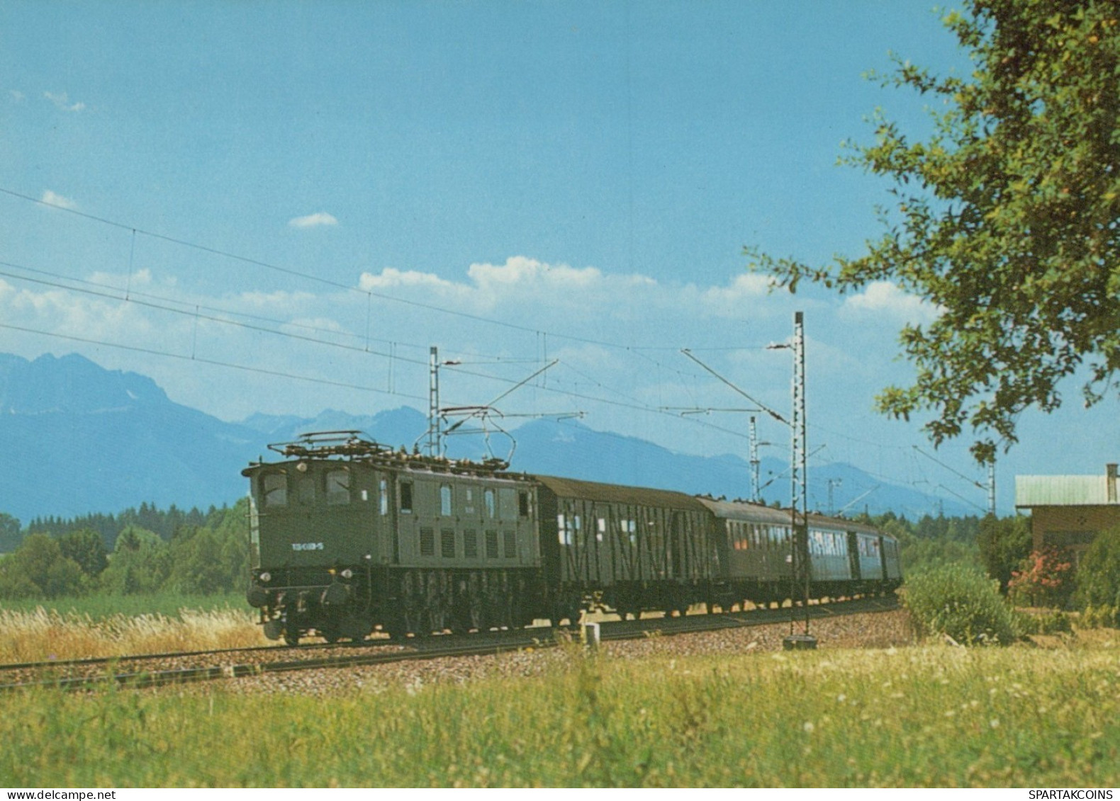 ZUG Schienenverkehr Eisenbahnen Vintage Ansichtskarte Postkarte CPSM #PAA972.DE - Trains