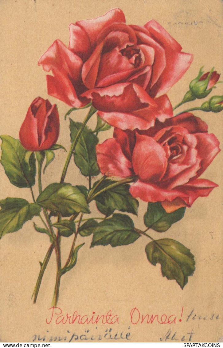 FIORI Vintage Cartolina CPA #PKE645.IT - Flowers
