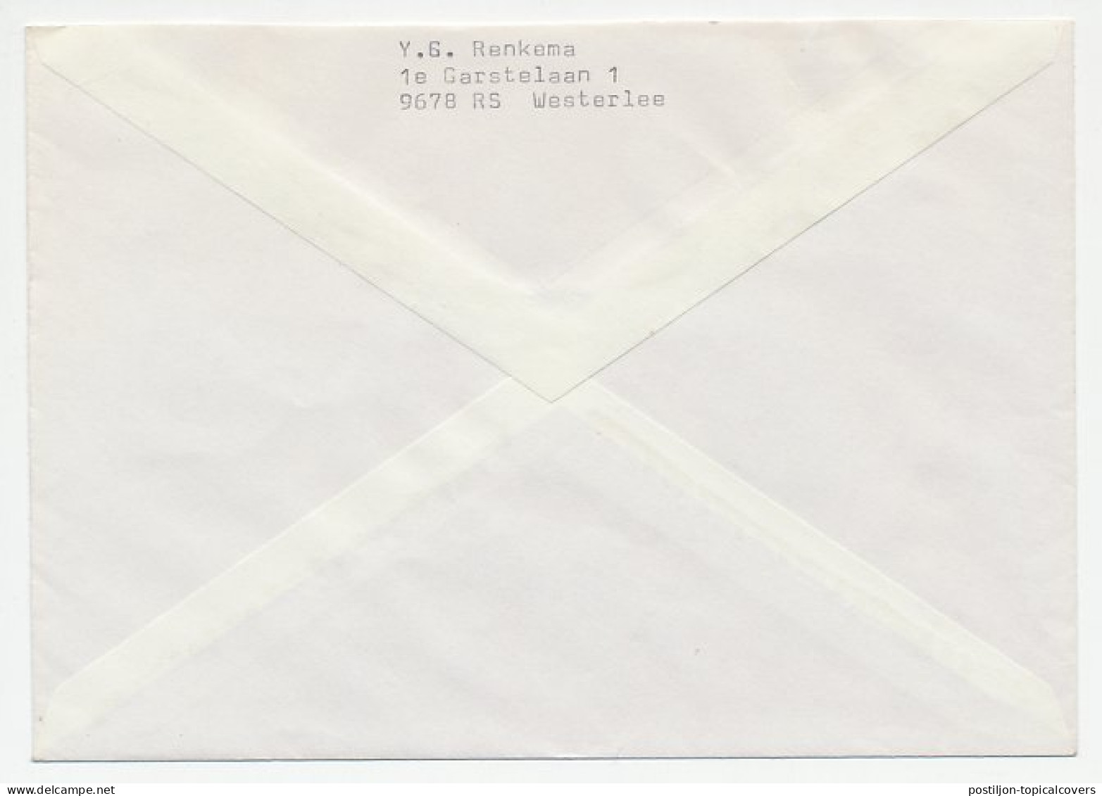 Em. Beatrix Aangetekend Winschoten Rijdend Postkantoor 1987 - Non Classés