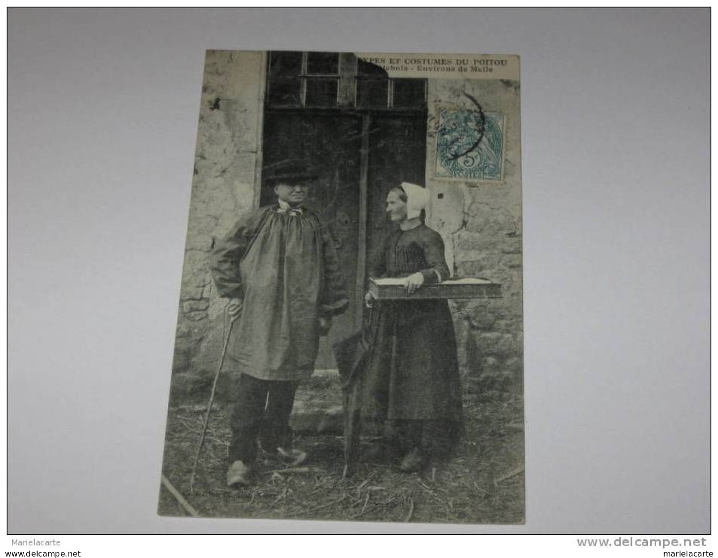 LM28 * Types Et Costumes Du Poitou Pèlebois Environs De Melle 1904 - Melle