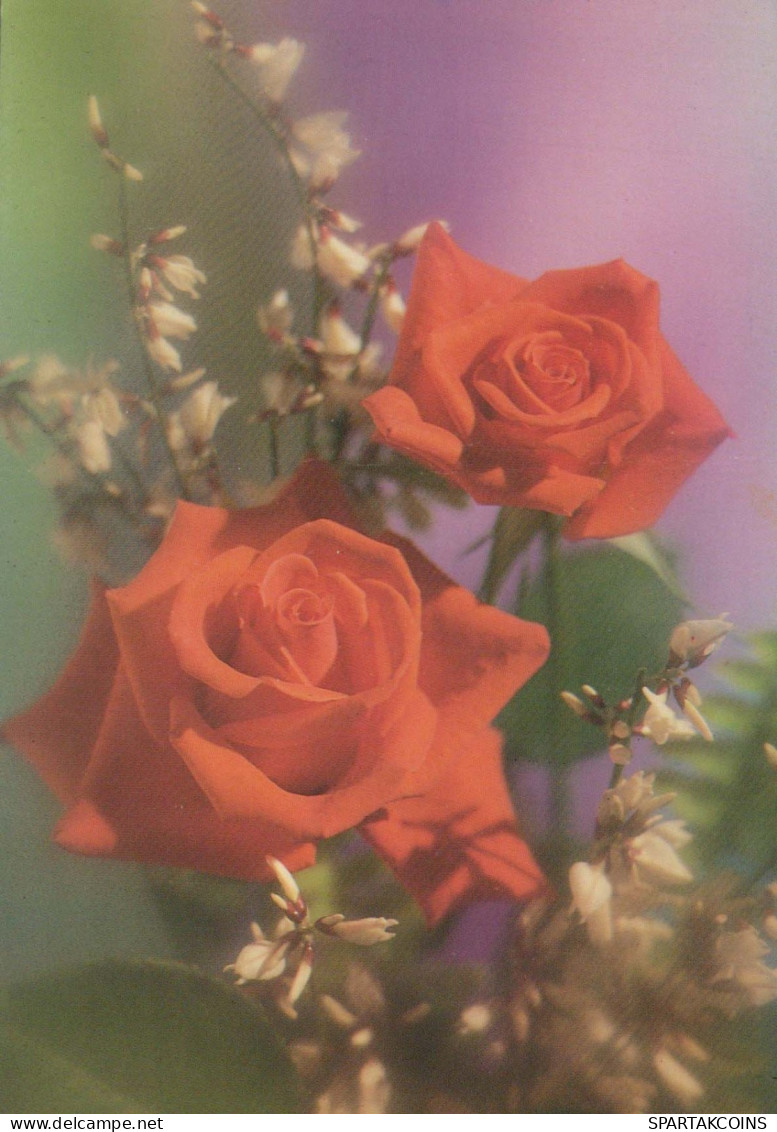 FIORI Vintage Cartolina CPSM #PBZ110.IT - Flowers