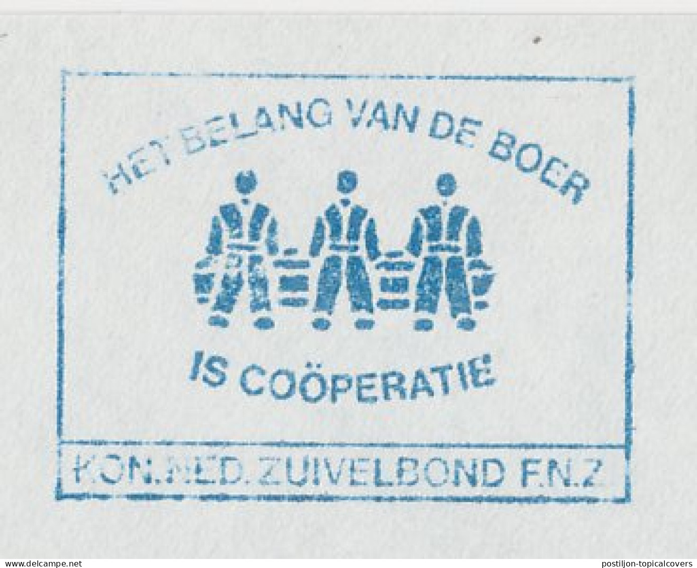 Meter Cover Netherlands 1984 - Krag 224 Royal Dutch Dairy Association - Milkman - Rijswijk - Food