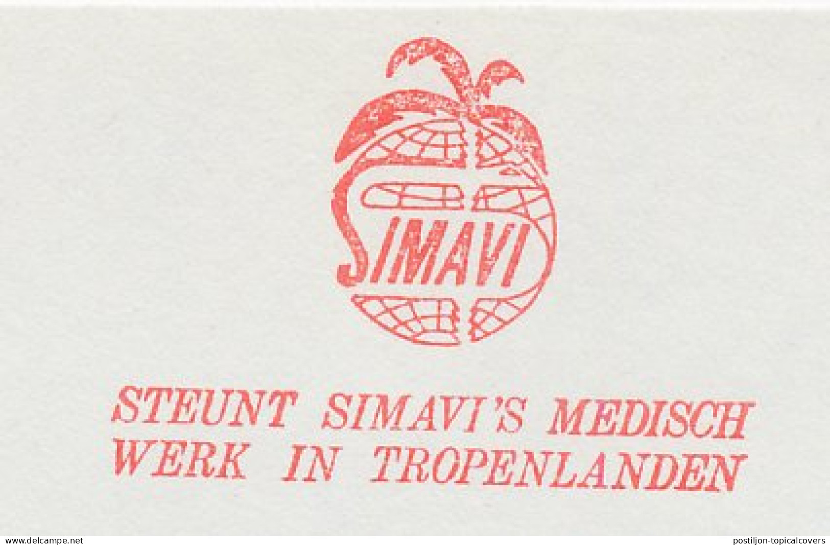 Meter Top Cut Netherlands 1985 Simavi - Medical Aid Organization In Tropical Countries  - Other & Unclassified