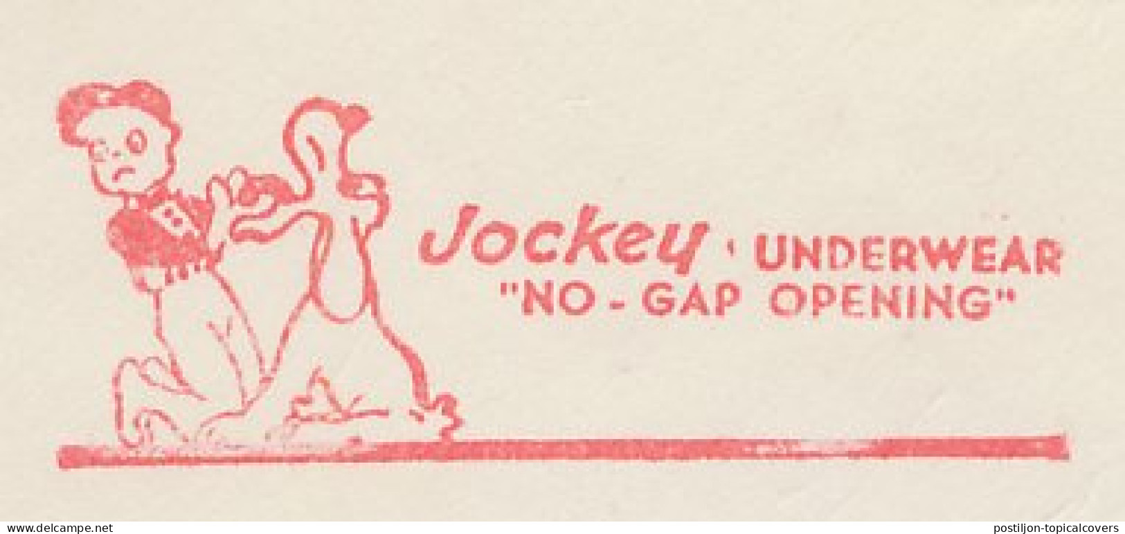 Meter Cut USA 1957 Dog - Jockey Underwear - Autres & Non Classés