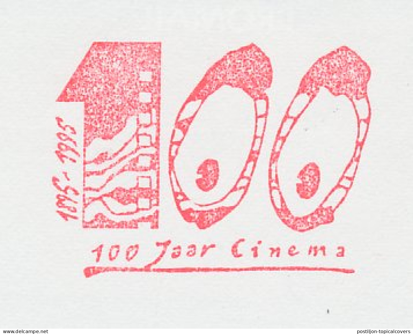 Meter Cut Netherlands 1996 100 Years Cinema - Cinema