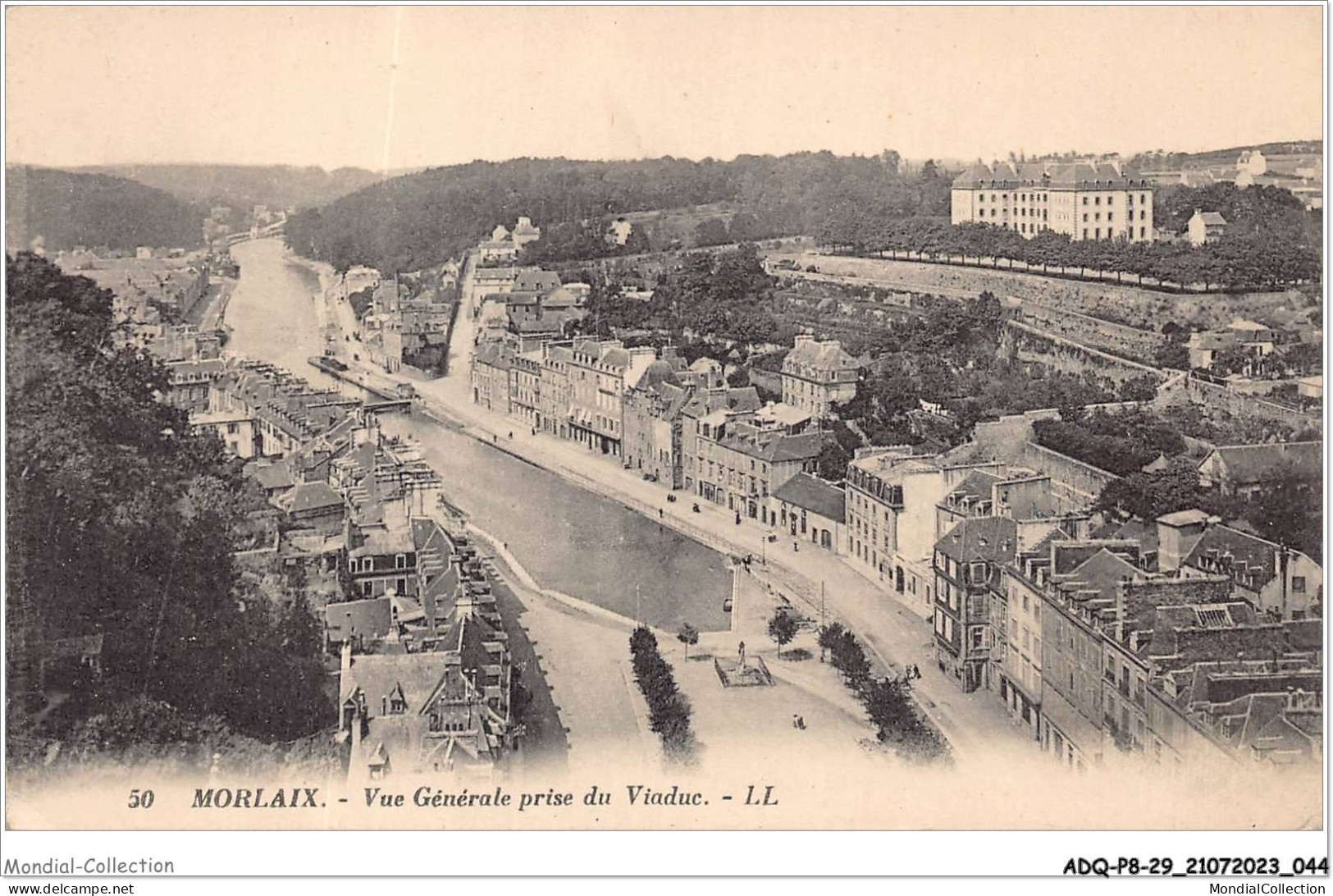 ADQP8-29-0704 - MORLAIX - Vue Générale Prise Du Viaduc - Morlaix