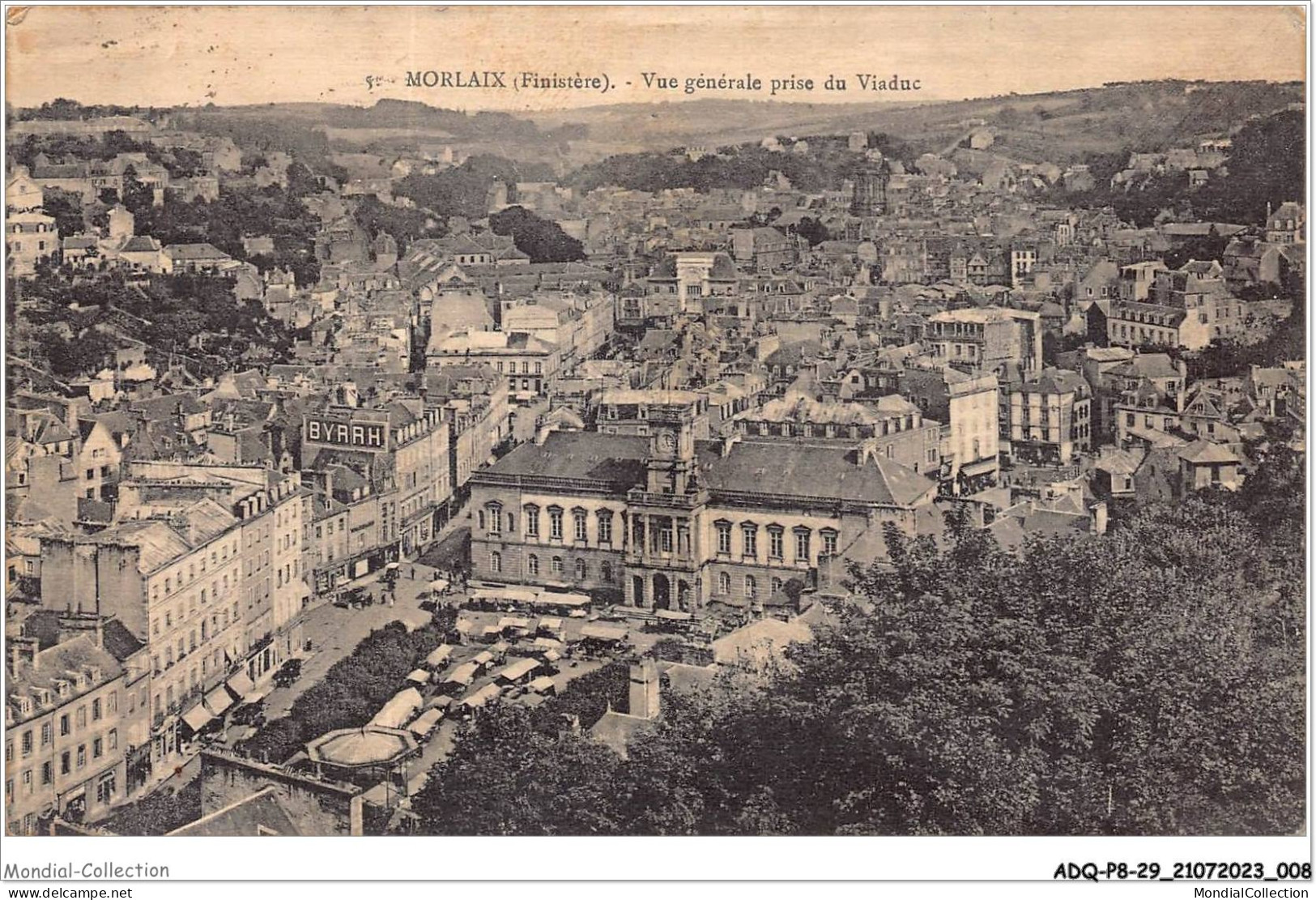 ADQP8-29-0686 - MORLAIX - Vue Générale Prise Du Viaduc - Morlaix