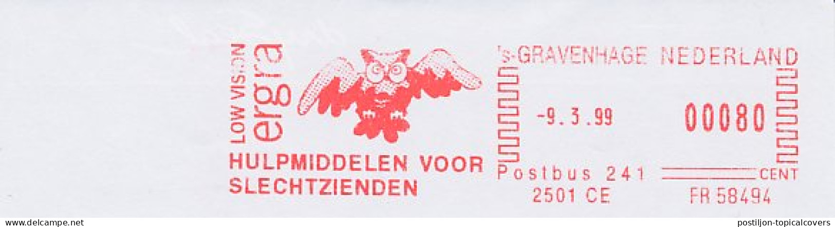 Meter Cut Netherlands 1999 - Guilder Cents Bird - Owl - Other & Unclassified