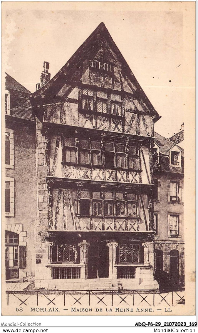 ADQP6-29-0579 - MORLAIX - Maison De La Reine Anne - Morlaix