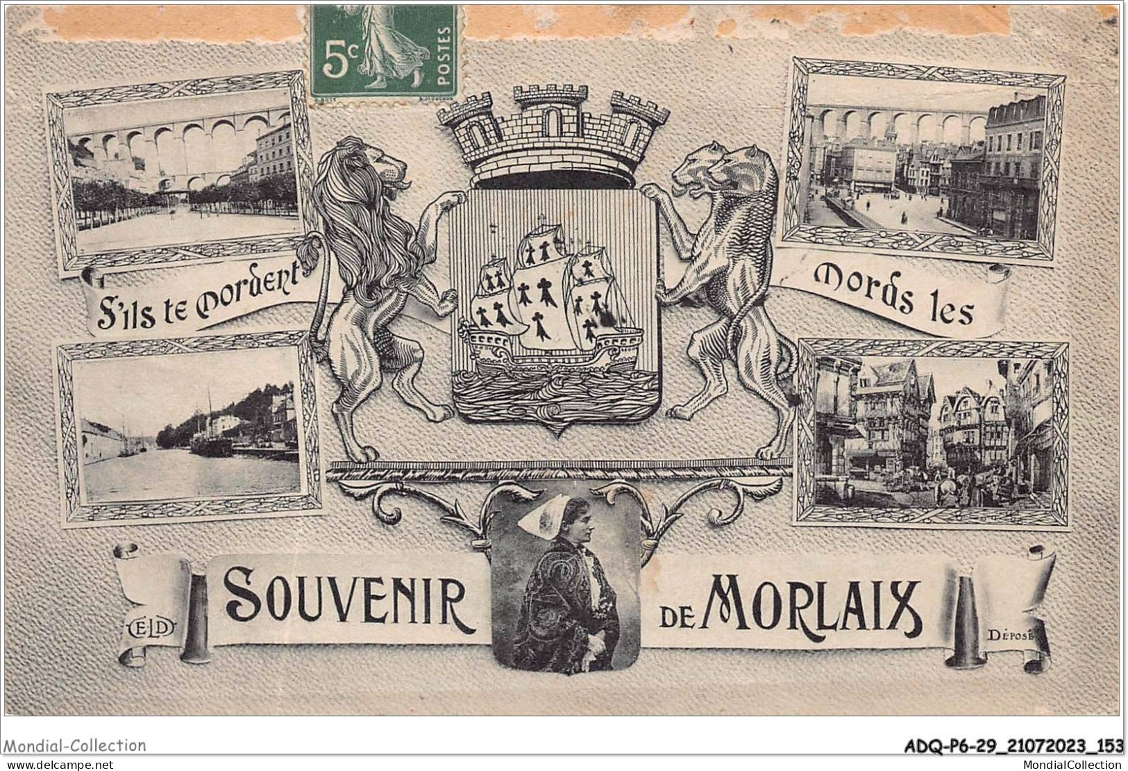 ADQP6-29-0571 - MORLAIX - Souvenir De Morlaix - Morlaix