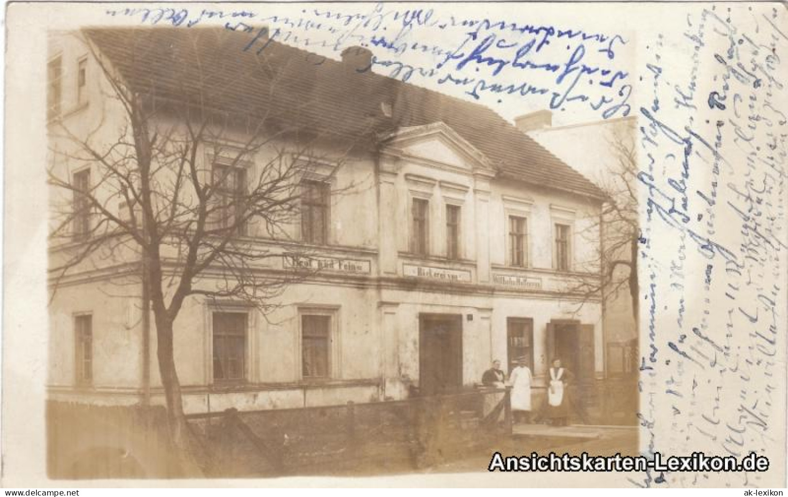 Fotokarte Brot U. Feinbäckerei Von Wilhelm Hoffmann Bz. Brieg Schlesien 1920 - To Identify