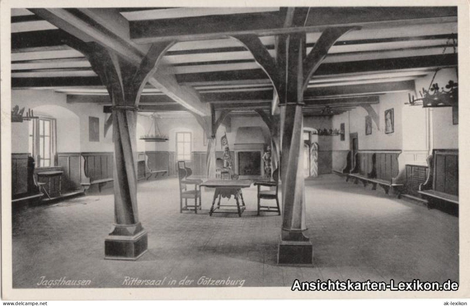 Ansichtskarte Jagsthausen Götzenburg - Rittersaal 1930 - Other & Unclassified