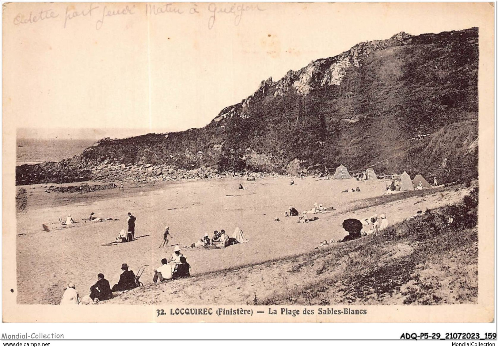 ADQP5-29-0472 - LOCQUIREC - La Plage Des Sables-blancs - Locquirec