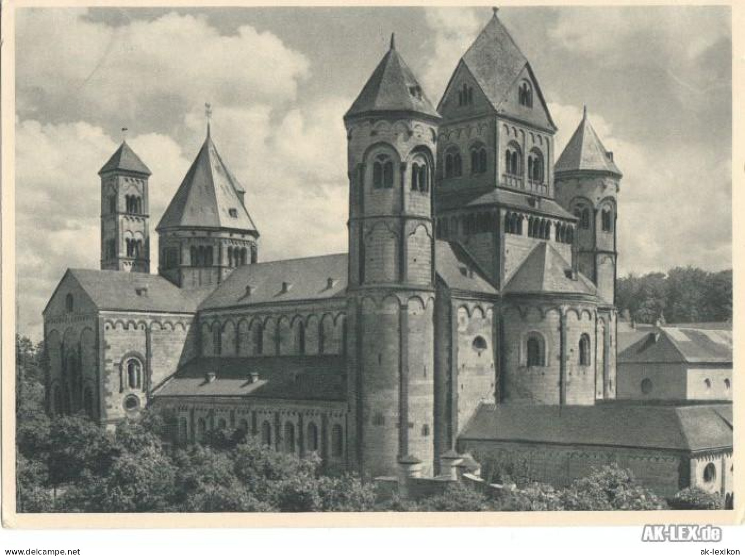 Glees (Vulkaneifel) Westtürme Der Abteikirche Maria Laach Ca 1935 - Autres & Non Classés