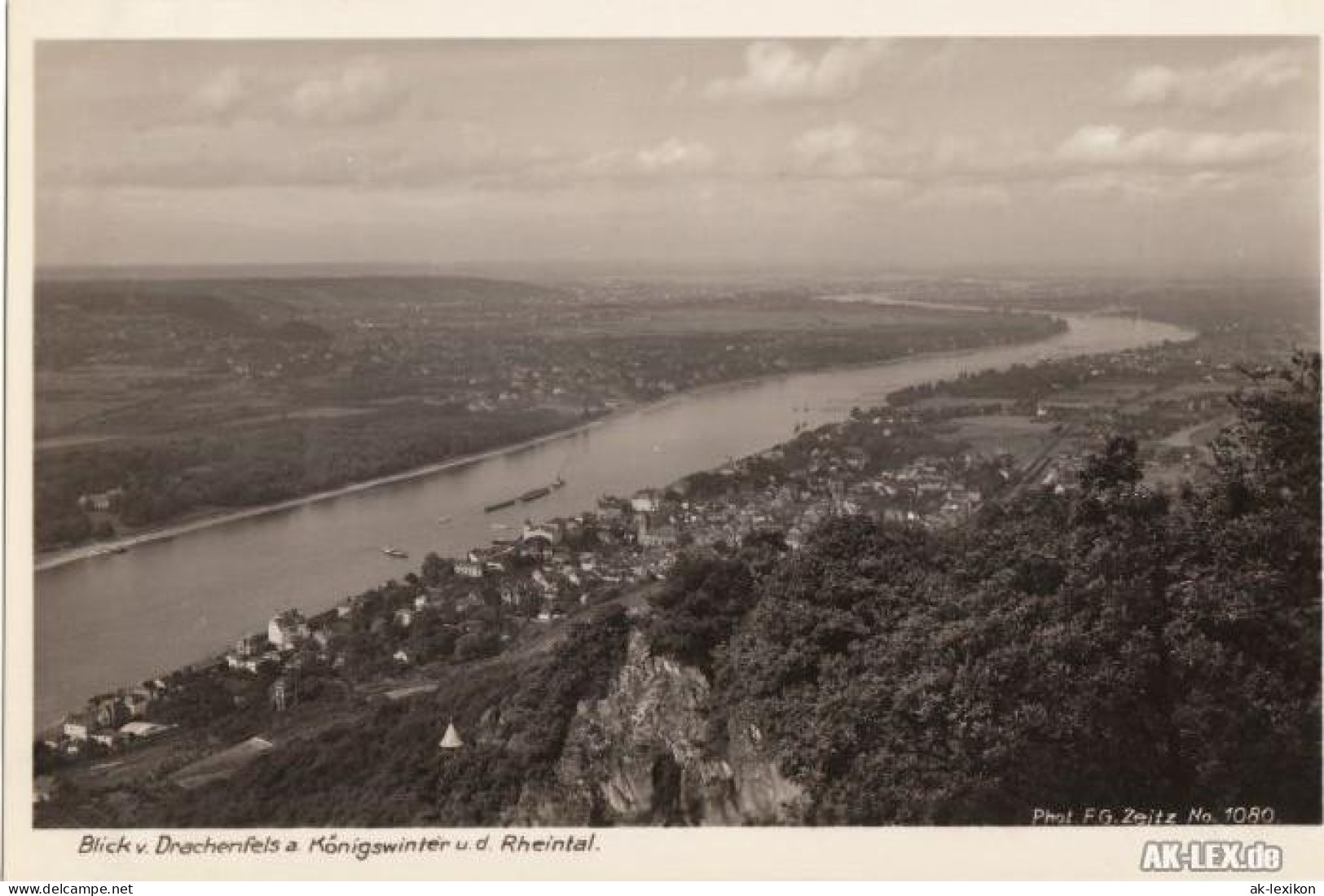 Ansichtskarte Königswinter Blick Vom Drachenfels ... Foto AK Ca 1936 1936 - Koenigswinter