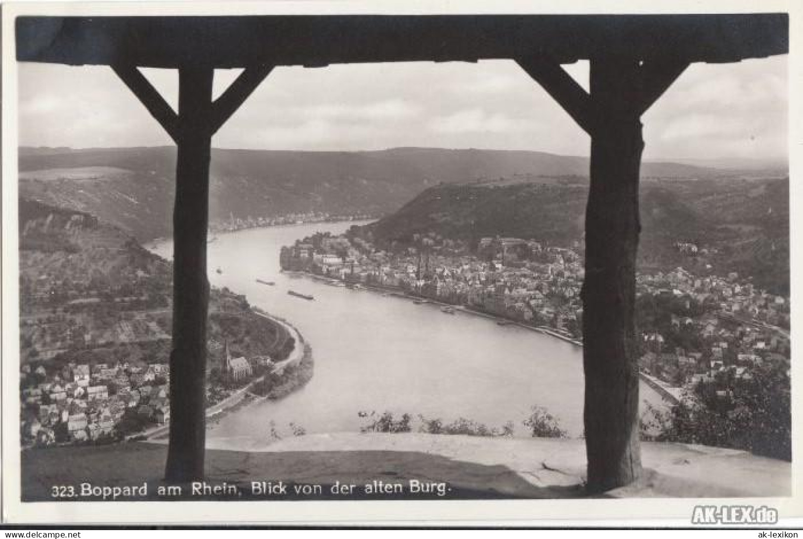 Ansichtskarte Boppard Blick Von Dr Alten Burg - Foto AK Ca. 1935 1935 - Boppard