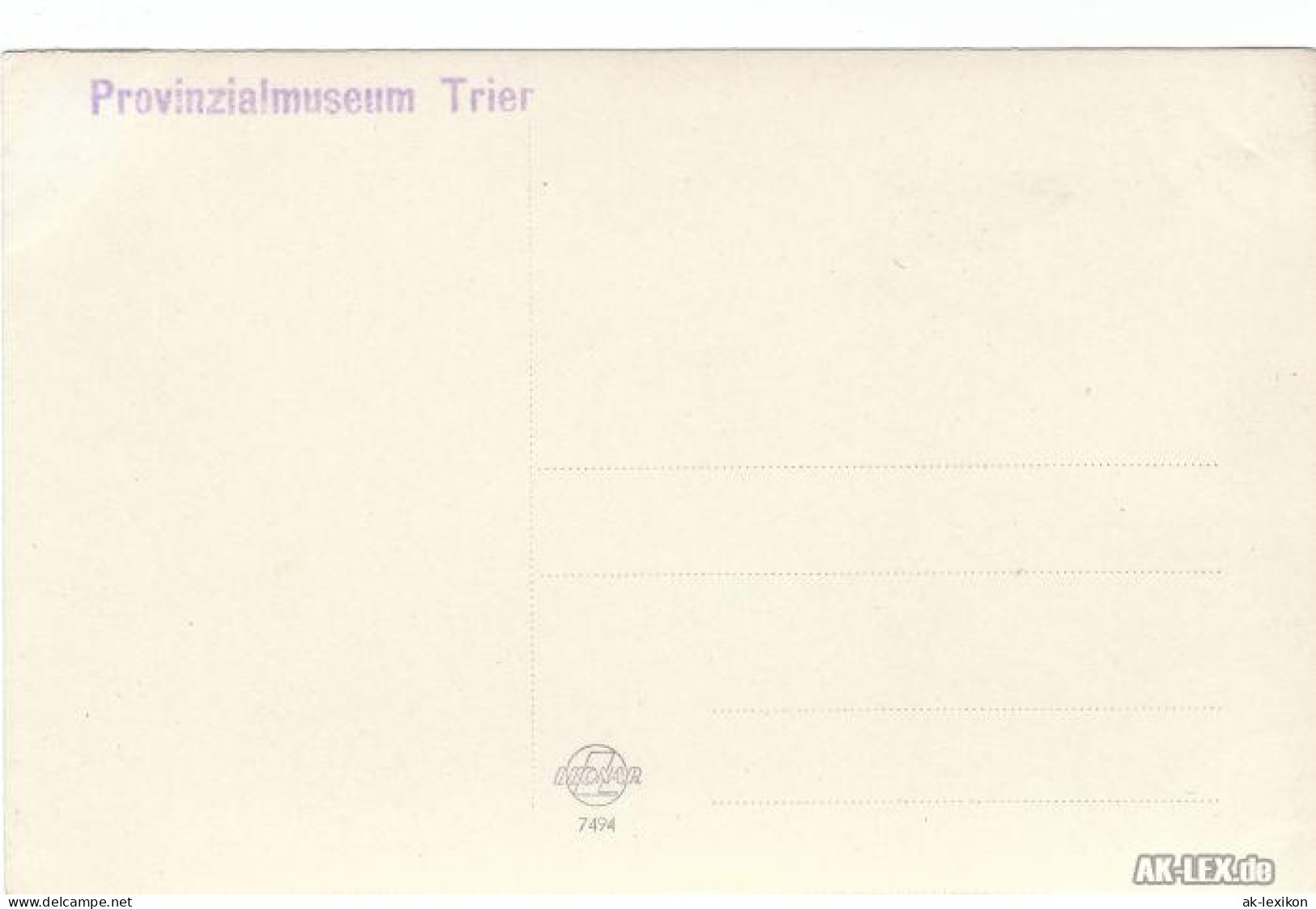 Ansichtskarte Trier Relief - Ca 1937 - Foto AK 1937 - Trier