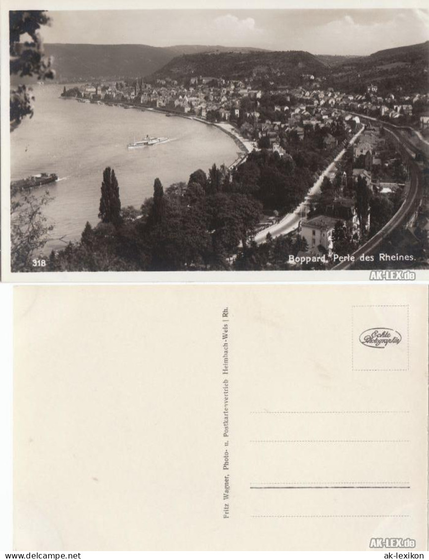 Ansichtskarte Boppard Panorama - Foto AK Ca 1937 1937 - Boppard