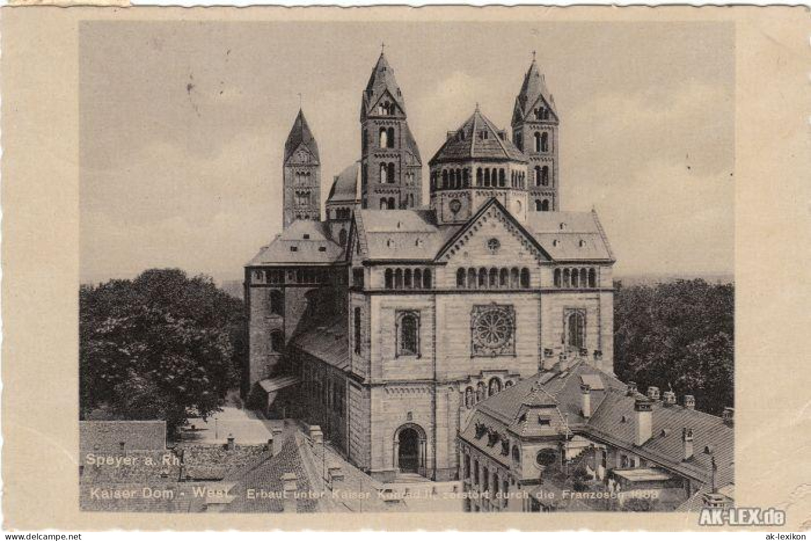 Ansichtskarte Speyer Kaiser-Dom Gel. 1935 1935 - Speyer