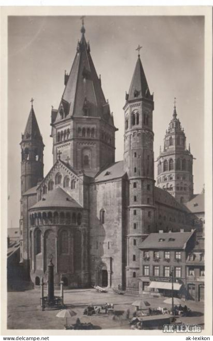 Ansichtskarte Mainz Dom Vom Liebfrauenplatz - Foto AK Ca 1936 1936 - Mainz