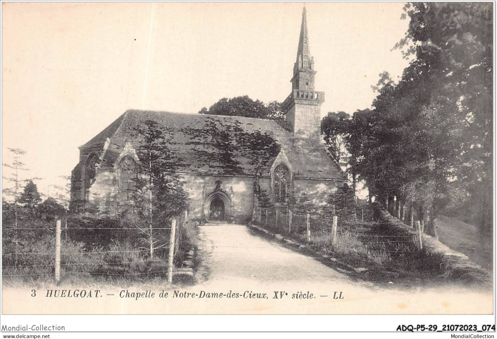 ADQP5-29-0429 - LE HUELGOAT - Chapelle De Notre-dame-des-cieux - Châteaulin