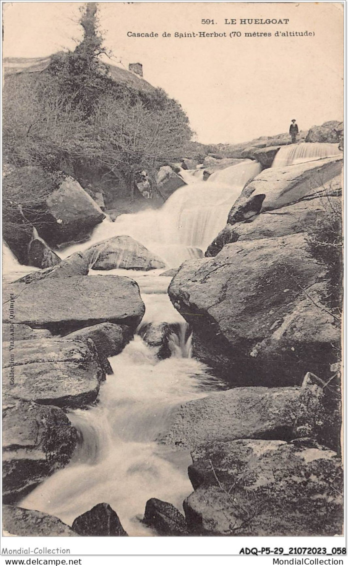 ADQP5-29-0421 - LE HUELGOAT - Cascade De Saint-herbot - Châteaulin