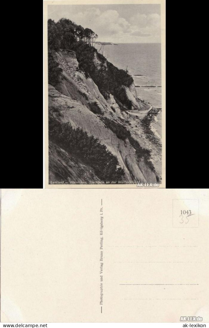 Warnicken Lesnoje (Лєсноө) Steinküste An Der Wolfsschlucht Foto AK Ca 1935 - Ostpreussen