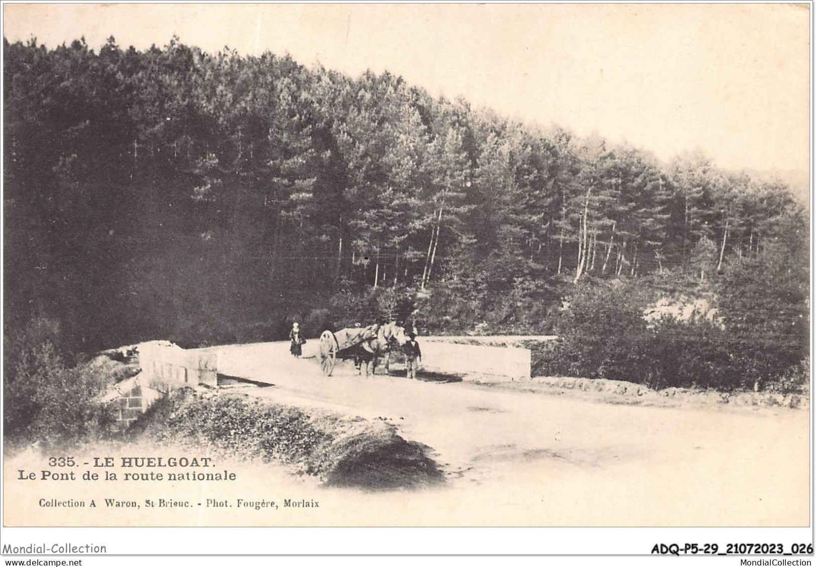 ADQP5-29-0405 - LE HUELGOAT - Le Pont De La Route Nationale - Châteaulin