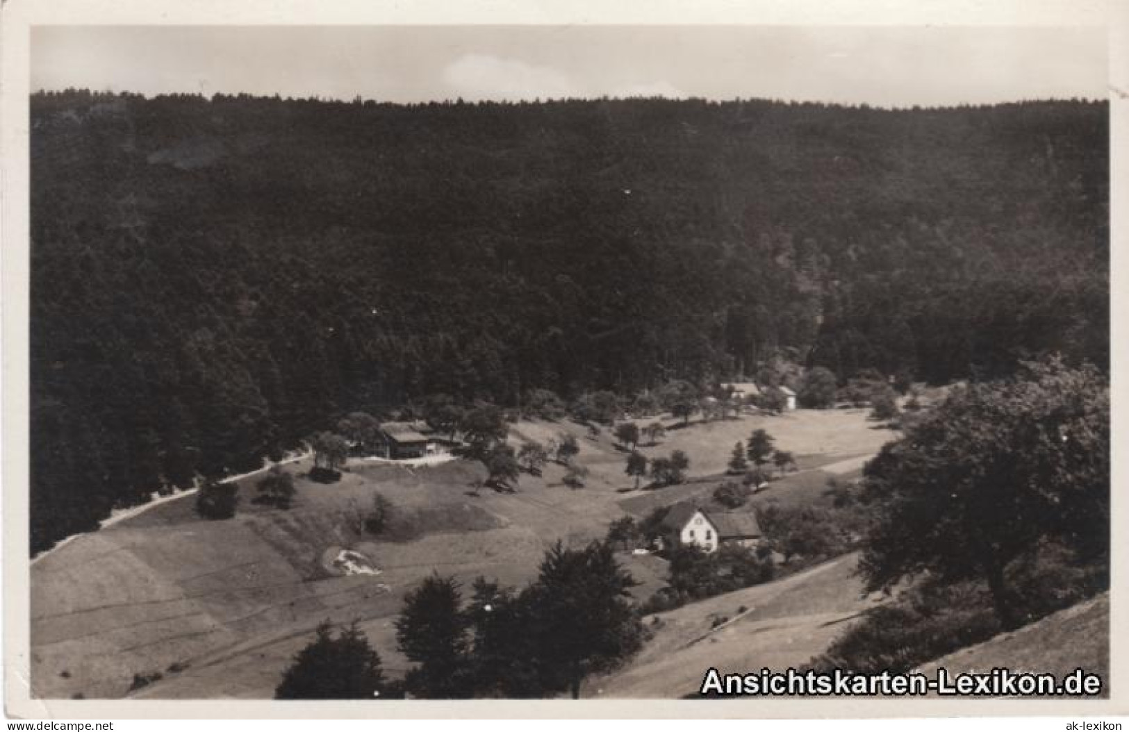 Ansichtskarte Bad Herrenalb Partie An Der Aschenhütte 1942  - Bad Herrenalb