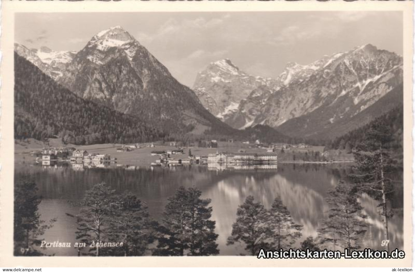 Ansichtskarte Pertisau-Eben Am Achensee Totale Mit See 1934  - Autres & Non Classés