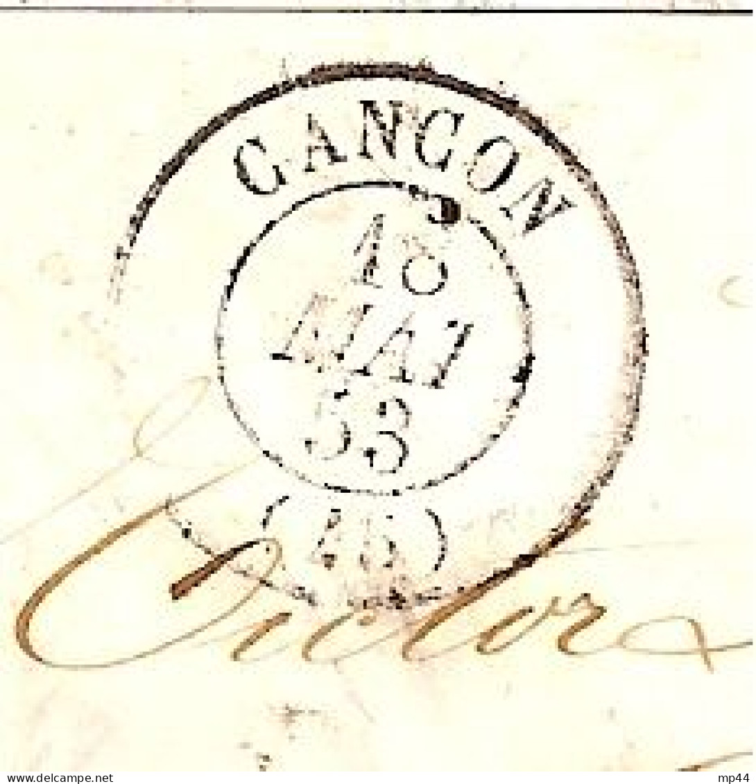 6J8 --- 47 CANCON DT 25 - 1849-1876: Période Classique