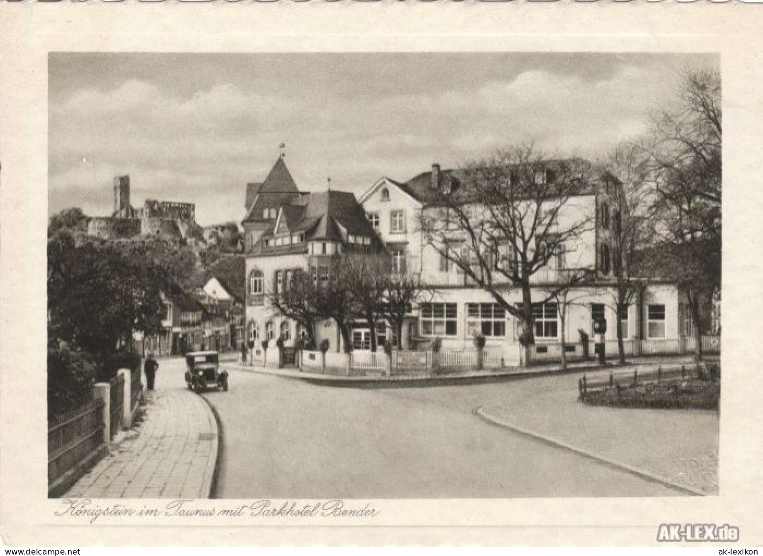 Ansichtskarte Königstein (Taunus) Parkhotel Bender Ca 1936 1936 - Koenigstein