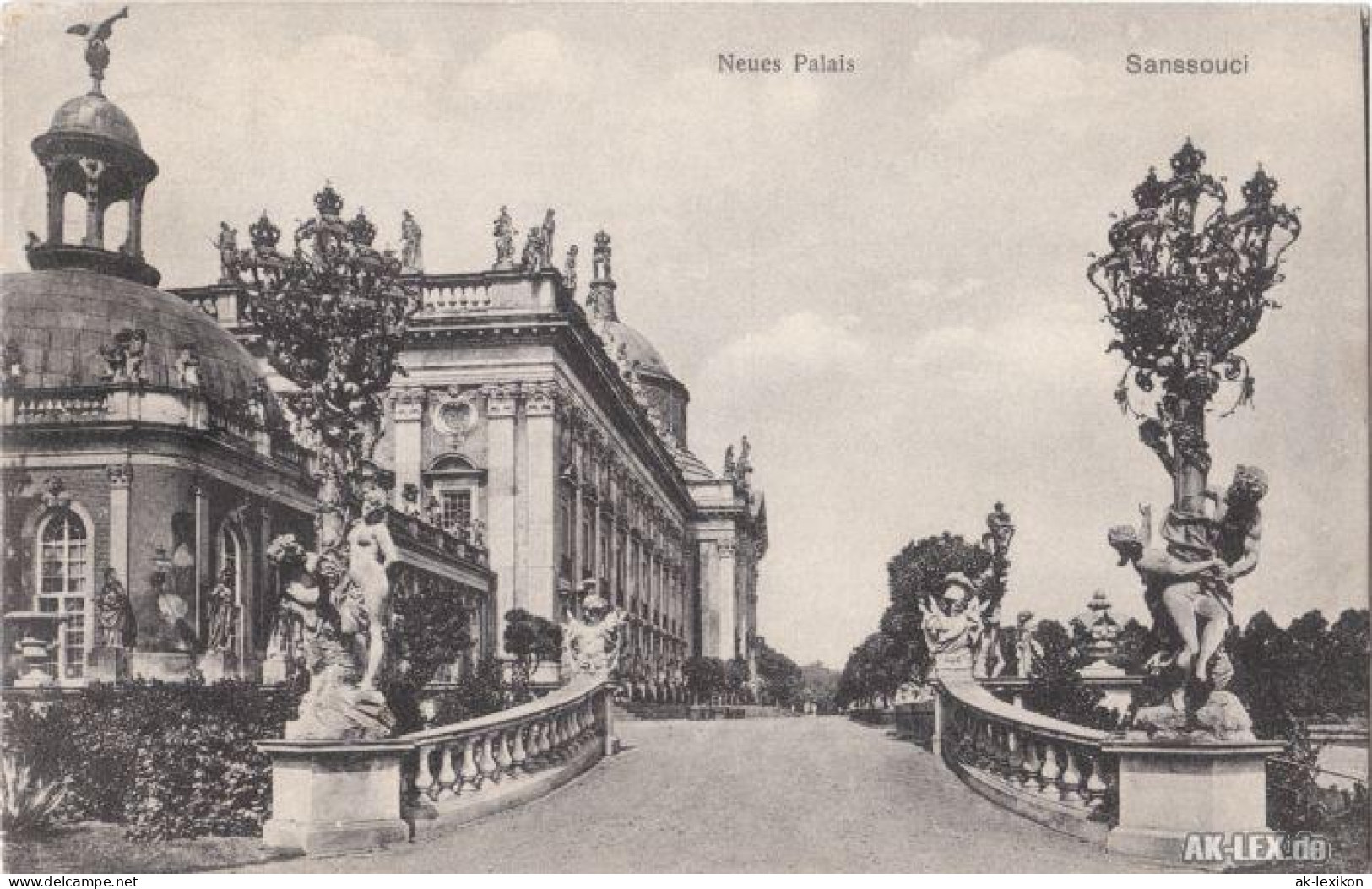 Ansichtskarte Potsdam Sanssouci: Neues Paplais 1918 - Potsdam