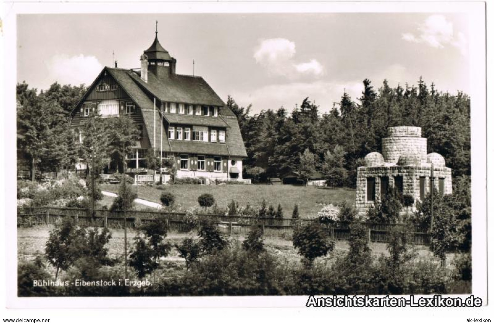 Ansichtskarte Eibenstock Hotel Bühlhaus 1933  - Eibenstock