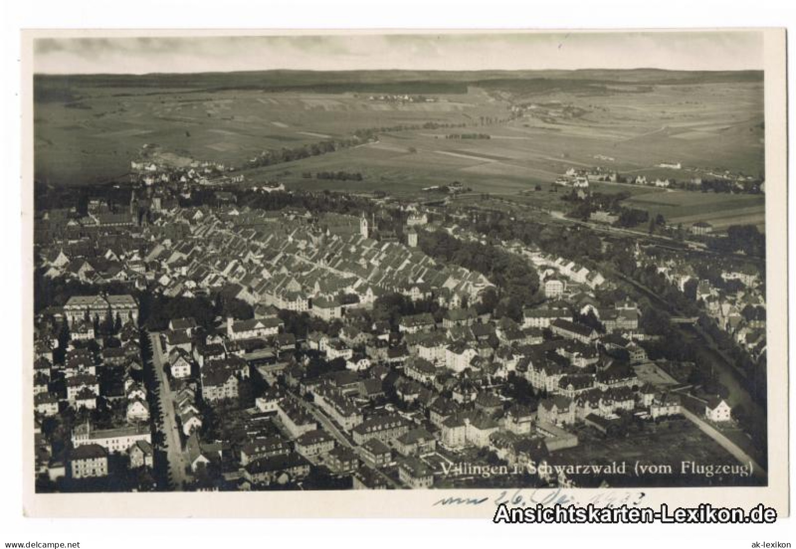 Ansichtskarte Villingen-Schwenningen Luftbild 1933  - Villingen - Schwenningen