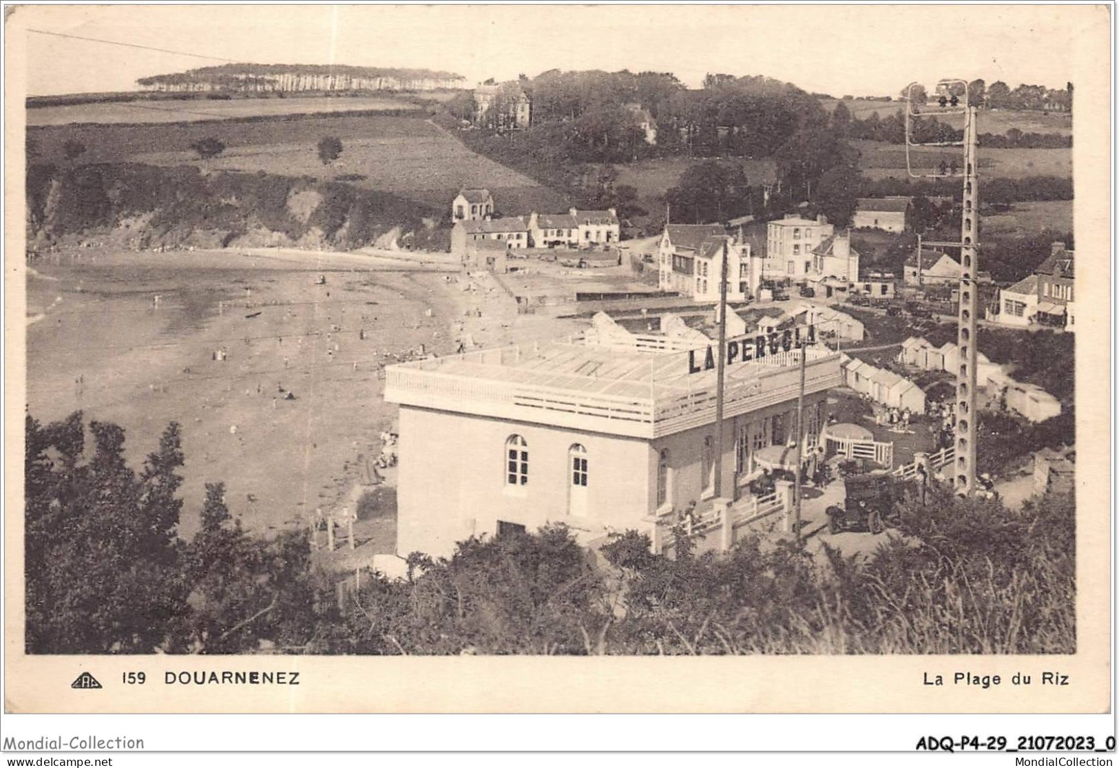 ADQP4-29-0286 - DOUARNENEZ - La Plage Du Riz - Douarnenez