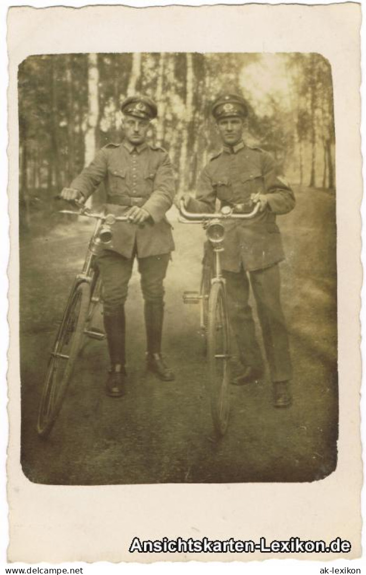 Ansichtskarte  Soldaten Mit Fahrrädern 1925  - Other & Unclassified