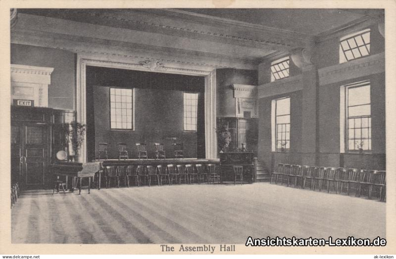 Ansichtskarte  The Assembly Hall 1920  - To Identify