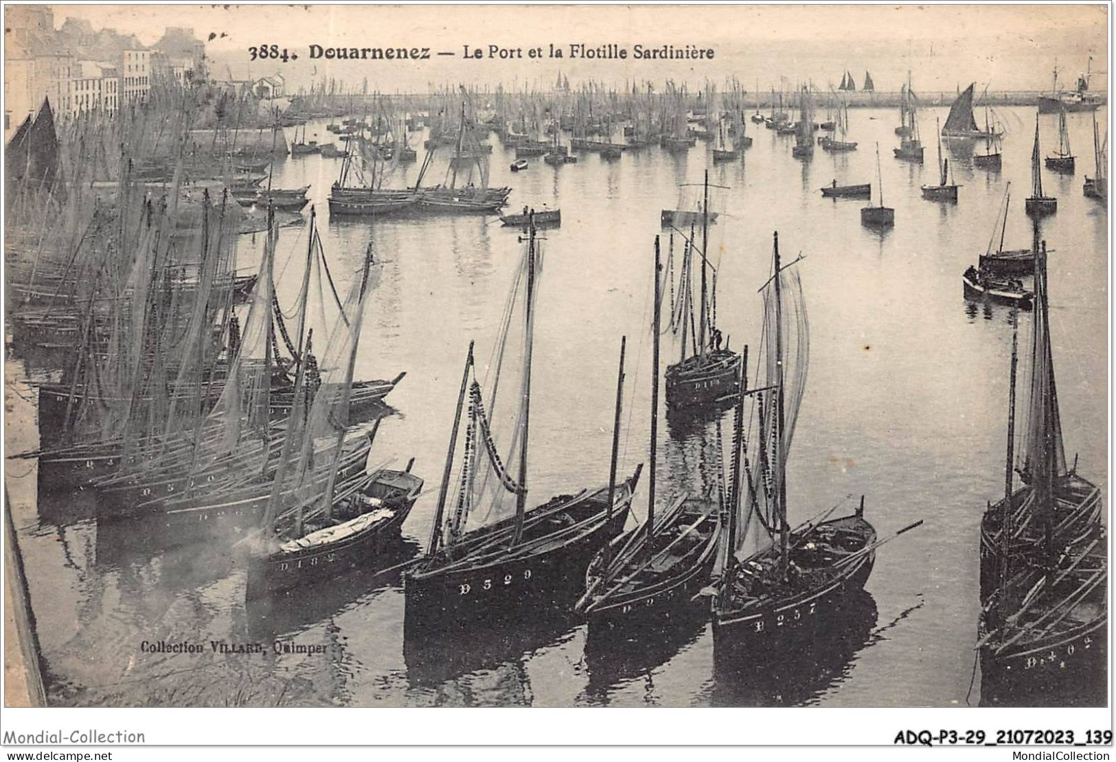 ADQP3-29-0257 - DOUARNENEZ - Le Port Et La Flotille Sardinière - Douarnenez